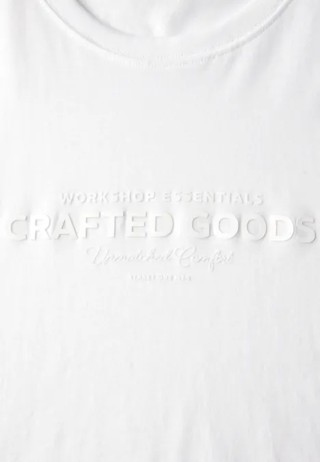 Zacht Shirt met tekst bright white