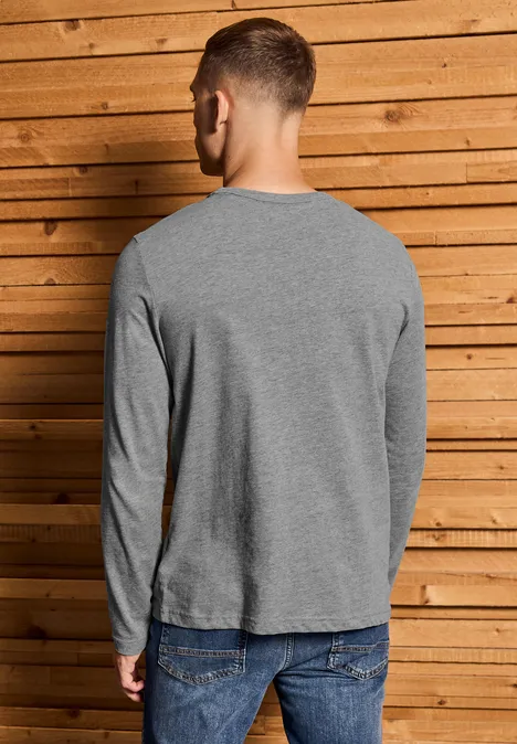 Zacht shirt met lange mouwen null