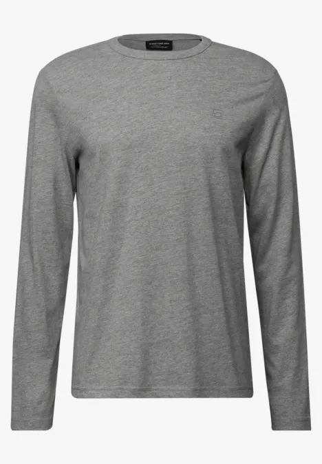 Zacht shirt met lange mouwen null