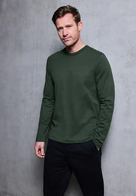 Softes Langarmshirt soft olive green