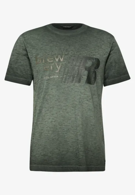 Shirt met gewassen look null