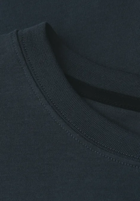 Softes T-Shirt mit Wording nocturnal blue