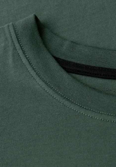 Softes T-Shirt mit Wording soft olive green