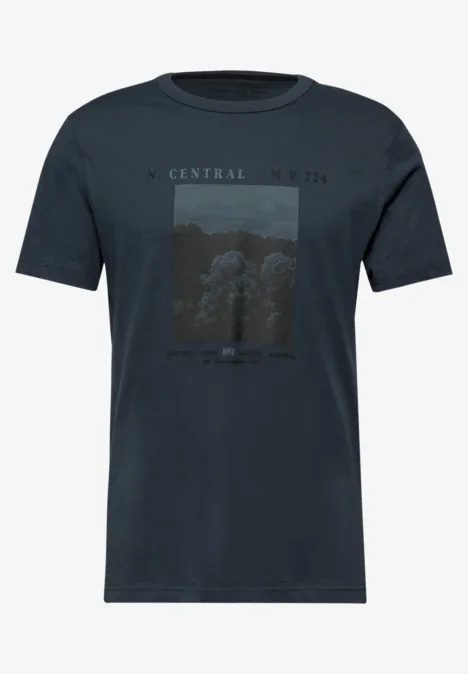 Slub Shirt met fotoprint null Slub Shirt met fotoprint null