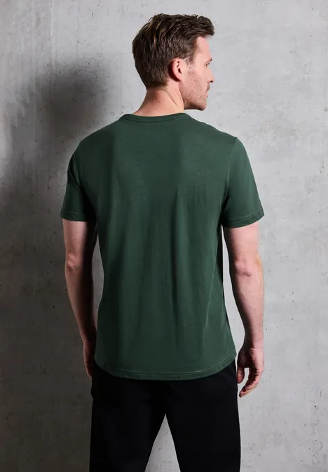 Slub Shirt met fotoprint null Slub Shirt met fotoprint null