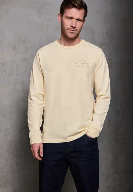 Zachte bewoording shirt met lange mouwen null Zachte bewoording shirt met lange mouwen null