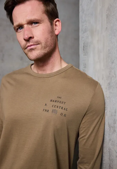 Zachte bewoording shirt met lange mouwen null Zachte bewoording shirt met lange mouwen null
