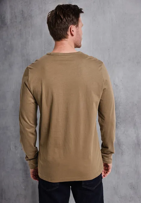 Zachte bewoording shirt met lange mouwen null Zachte bewoording shirt met lange mouwen null