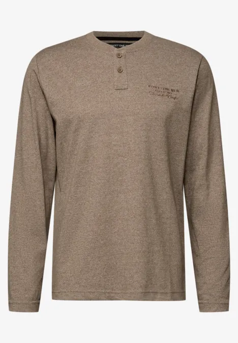 T-shirt à manches longues avec broderie null T-shirt à manches longues avec broderie null