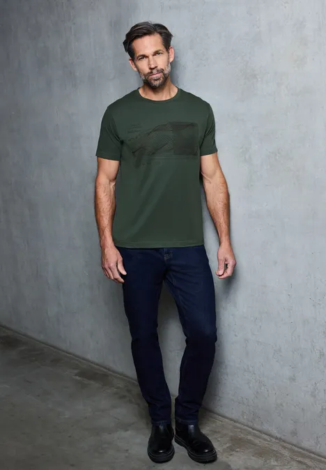 Basic Shirt met print aan de voorkant null Basic Shirt met print aan de voorkant null