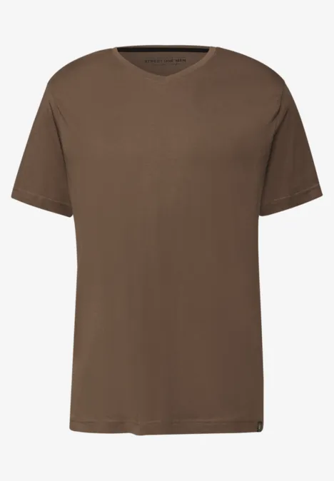 T-shirt basique à col en V null T-shirt basique à col en V null