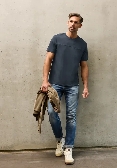 Shirt met borstzak null