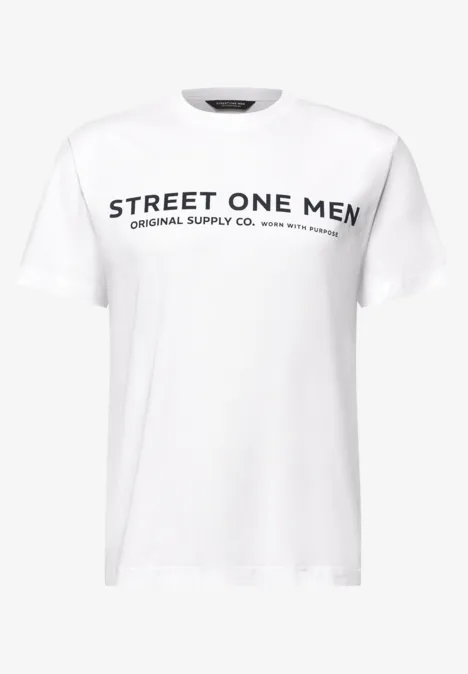 T-shirt avec logo imprimé bright white