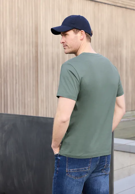 Shirt met logo-opdruk null