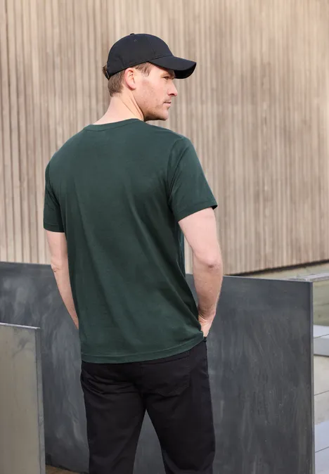 Shirt met logo-opdruk null