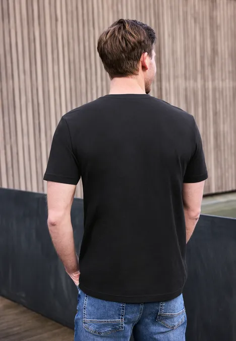 T-Shirt mit Logo-Print basic black T-Shirt mit Logo-Print basic black