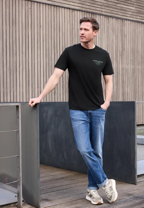 T-Shirt mit Logo-Print basic black T-Shirt mit Logo-Print basic black