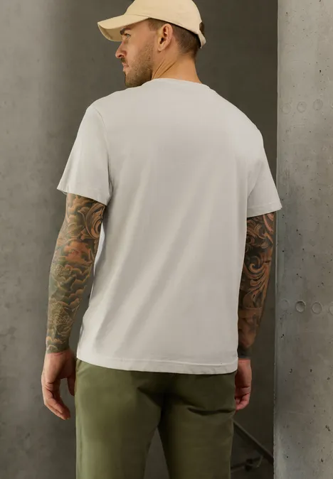 T-Shirt mit Frontprint white sand T-Shirt mit Frontprint white sand