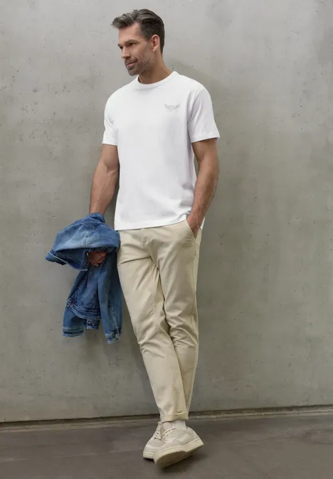 Shirt met kleine print bright white Shirt met kleine print bright white