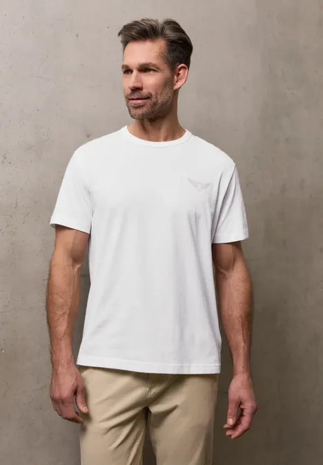 Shirt met kleine print bright white Shirt met kleine print bright white