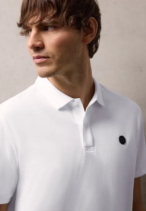 Koszulka Polo Basic bright white