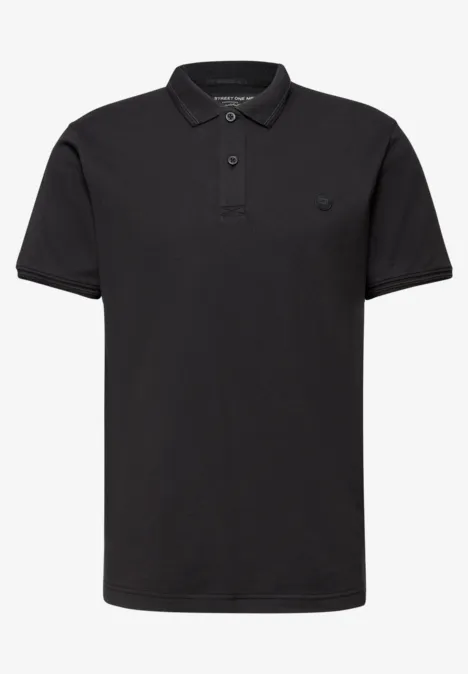 Polo de base basic black