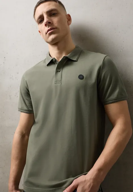 Basis poloshirt rustic green