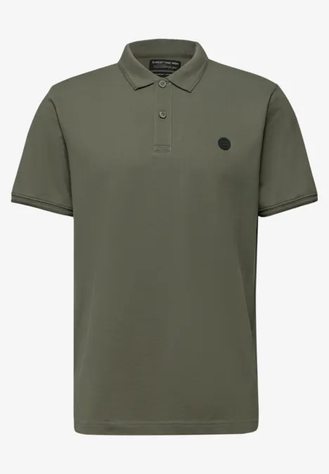 Basis poloshirt rustic green