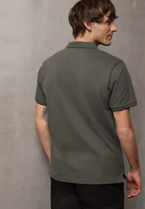 Komfort Stretch Poloshirt oil grey