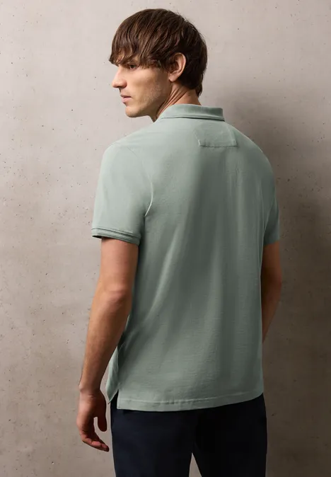Koszulka Polo Basic dusty mint