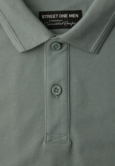 Koszulka Polo Basic dusty mint