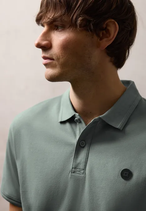 Koszulka Polo Basic dusty mint