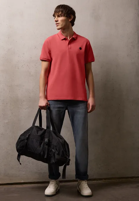 Koszulka Polo Basic dull coral