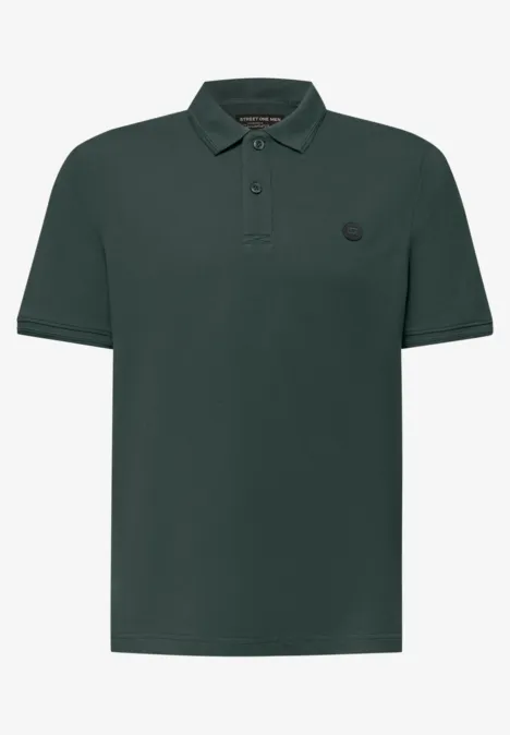 Basis poloshirt sea green
