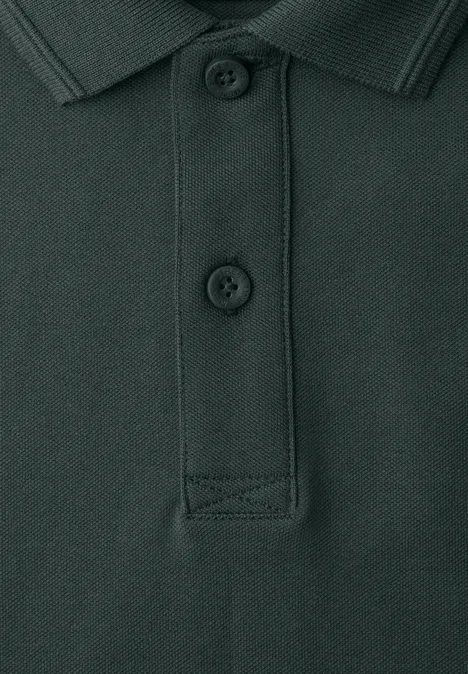 Basis poloshirt sea green