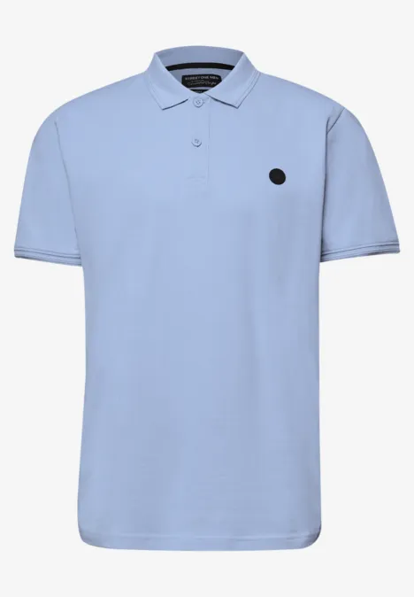 Basis poloshirt beach blue Basis poloshirt beach blue