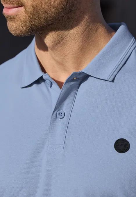 Basis poloshirt beach blue Basis poloshirt beach blue