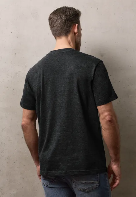 T-Shirt mit Brusttasche basic black T-Shirt mit Brusttasche basic black