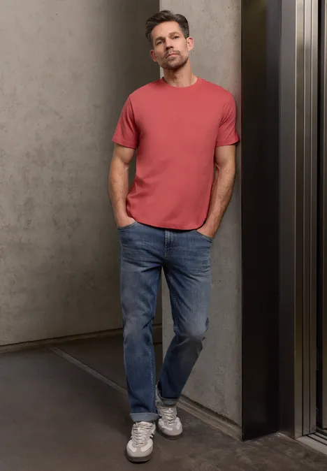 Basic T-Shirt dull coral