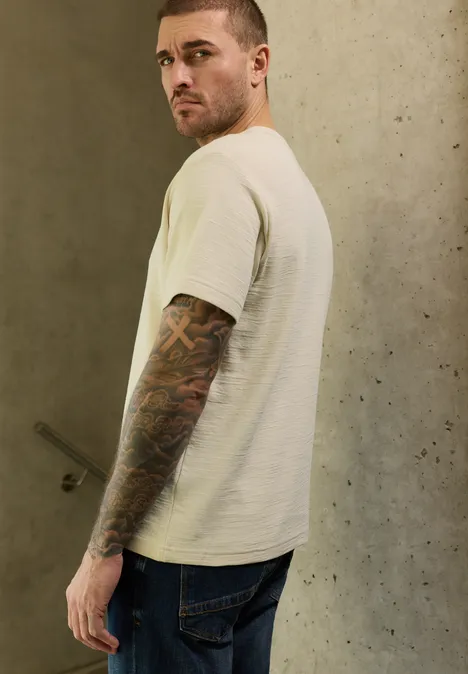 Cozy Slub T-Shirt white sand Cozy Slub T-Shirt white sand