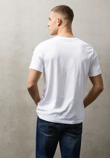 Shirt met borstprint bright white