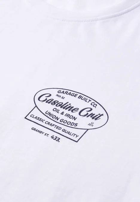 Shirt met borstprint bright white