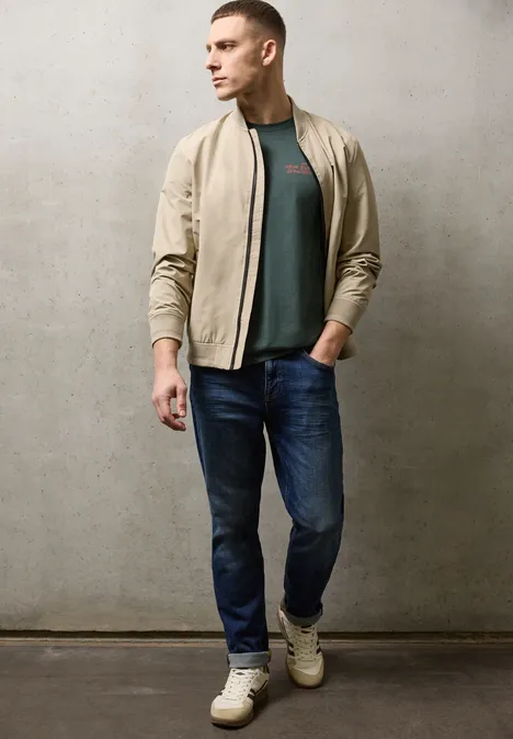 Koszulka z nadrukiem na plecach sea green