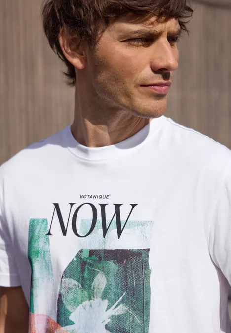 T-shirt à col rond avec photo imprimée bright white T-shirt à col rond avec photo imprimée bright white