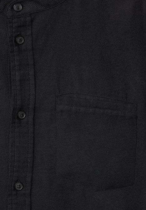 Hemd mit Struktur Black Hemd mit Struktur Black