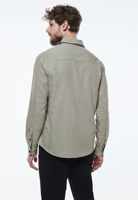 Hemd mit Brusttasche faded stone