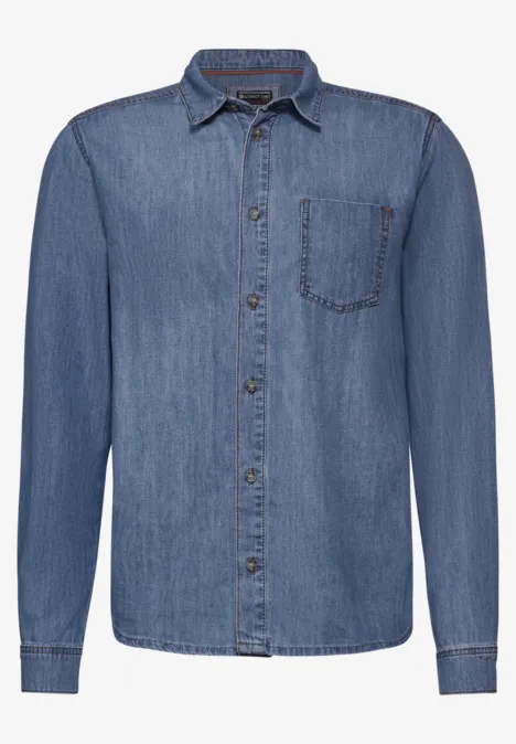 Jeanshemd light blue wash