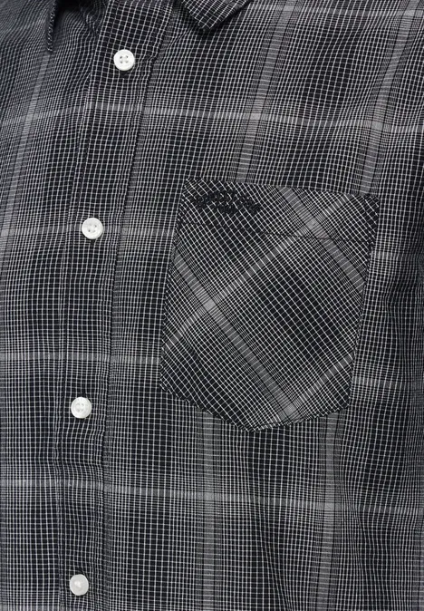 Geruit overhemd Black