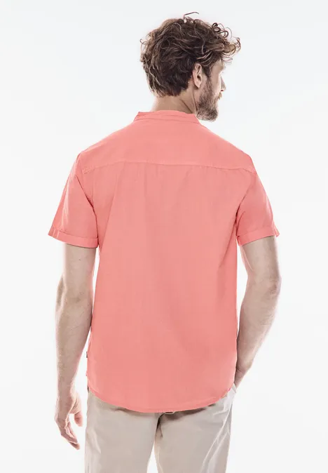 Popeline overhemd summer red