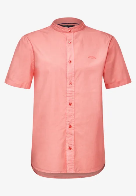Popeline overhemd summer red